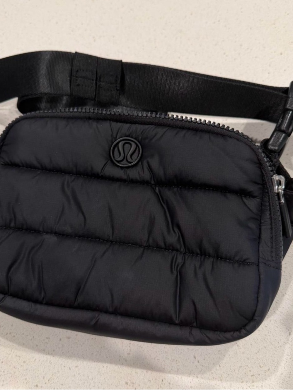 lululemon athletica Black‎ Quilted Belt Bag